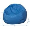 image:imageChildrens Factory Go2 Bean Bag Gray CF610245 26 Kids Reading Chair Toddler Playroom and Preschool Beanbag Flexible Seating Classroom Furniture GreyBlue
