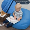 image:imageChildrens Factory Go2 Bean Bag Gray CF610245 26 Kids Reading Chair Toddler Playroom and Preschool Beanbag Flexible Seating Classroom Furniture GreyDeep Water