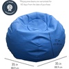 image:imageChildrens Factory Go2 Bean Bag Gray CF610245 26 Kids Reading Chair Toddler Playroom and Preschool Beanbag Flexible Seating Classroom Furniture GreyDeep Water