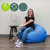 image:imageChildrens Factory Go2 Bean Bag Gray CF610245 26 Kids Reading Chair Toddler Playroom and Preschool Beanbag Flexible Seating Classroom Furniture GreyDeep Water