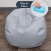 image:imageChildrens Factory Go2 Bean Bag Gray CF610245 26 Kids Reading Chair Toddler Playroom and Preschool Beanbag Flexible Seating Classroom Furniture GreyGrey