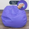 image:imageChildrens Factory Go2 Bean Bag Gray CF610245 26 Kids Reading Chair Toddler Playroom and Preschool Beanbag Flexible Seating Classroom Furniture GreyPurple