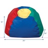 image:imageChildrens Factory Go2 Bean Bag Gray CF610245 26 Kids Reading Chair Toddler Playroom and Preschool Beanbag Flexible Seating Classroom Furniture GreyRainbow