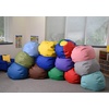 image:imageChildrens Factory Go2 Bean Bag Gray CF610245 26 Kids Reading Chair Toddler Playroom and Preschool Beanbag Flexible Seating Classroom Furniture GreyRainbow