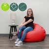image:imageChildrens Factory Go2 Bean Bag Gray CF610245 26 Kids Reading Chair Toddler Playroom and Preschool Beanbag Flexible Seating Classroom Furniture GreyRed