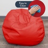 image:imageChildrens Factory Go2 Bean Bag Gray CF610245 26 Kids Reading Chair Toddler Playroom and Preschool Beanbag Flexible Seating Classroom Furniture GreyRed