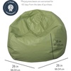 image:imageChildrens Factory Go2 Bean Bag Gray CF610245 26 Kids Reading Chair Toddler Playroom and Preschool Beanbag Flexible Seating Classroom Furniture GreySage