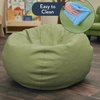 image:imageChildrens Factory Go2 Bean Bag Gray CF610245 26 Kids Reading Chair Toddler Playroom and Preschool Beanbag Flexible Seating Classroom Furniture GreySage