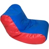 image:imageChildrens Factory School Age High Back Lounger Kids Bean Bag Chair Flexible Seating Classroom Furniture for HomeschoolsPlayroomsDaycares BlueRedBluered