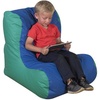 image:imageChildrens Factory School Age High Back Lounger Kids Bean Bag Chair Flexible Seating Classroom Furniture for HomeschoolsPlayroomsDaycares BlueRedBluegreen