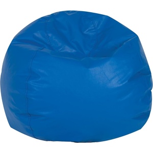 image:imageChildrens Factory Go2 Bean Bag Gray CF610245 26 Kids Reading Chair Toddler Playroom and Preschool Beanbag Flexible Seating Classroom Furniture GreyBlue