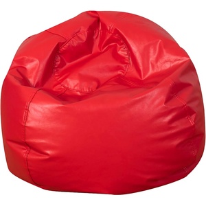 image:imageChildrens Factory Go2 Bean Bag Gray CF610245 26 Kids Reading Chair Toddler Playroom and Preschool Beanbag Flexible Seating Classroom Furniture GreyRed