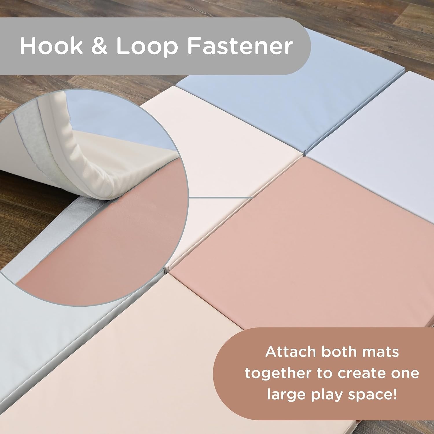image:imageChildrens Factory Tent Box Mats Foldable Cushioned Floor Mat for Kids Daycare Floor Mat for Babies and Kids Soothing Elements Colorway Set of 2Elements