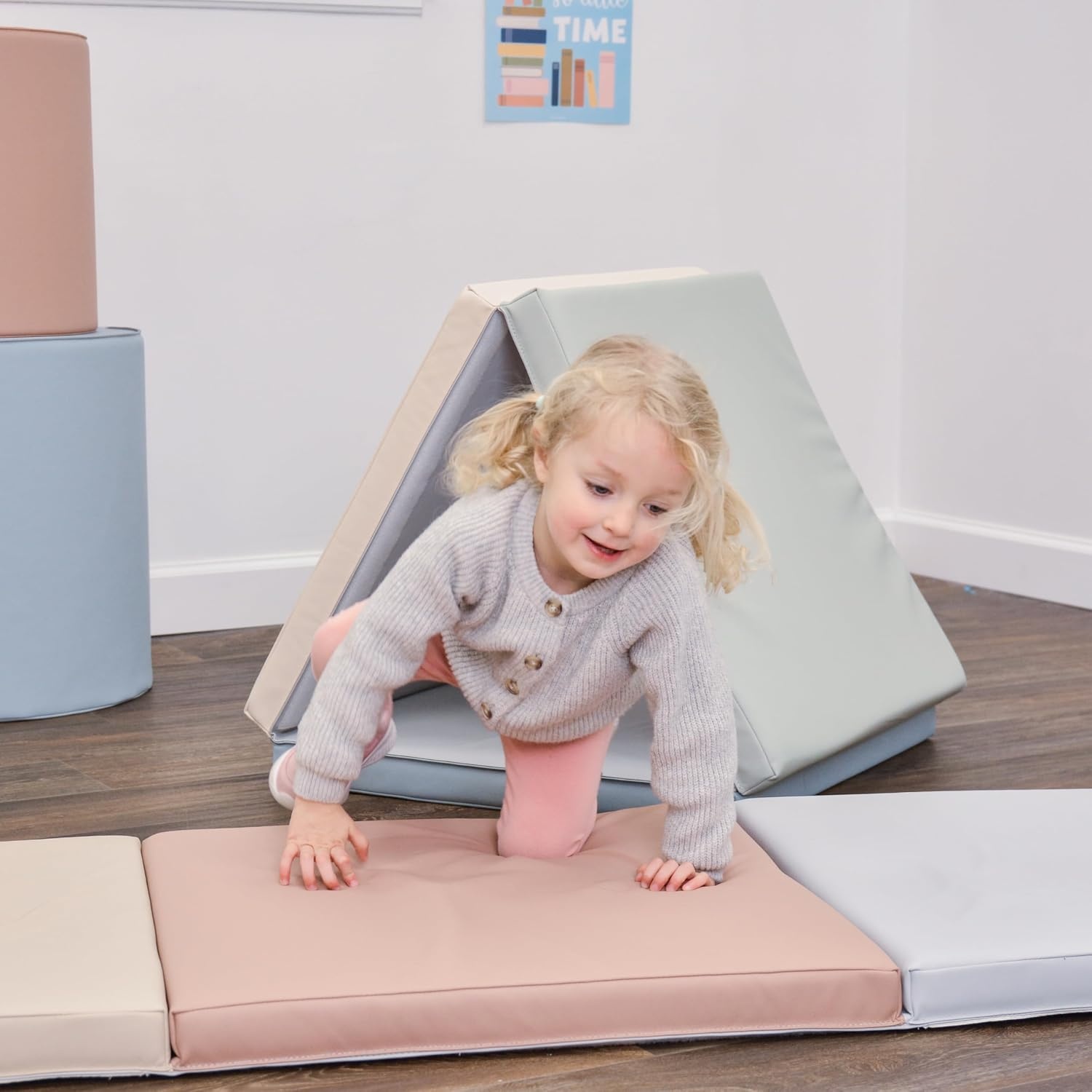 image:imageChildrens Factory Tent Box Mats Foldable Cushioned Floor Mat for Kids Daycare Floor Mat for Babies and Kids Soothing Elements Colorway Set of 2Elements
