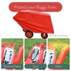 image:imageAngeles Bye Bye Buggy Daycare Stroller 4 Passenger Red  Easy to Fasten 5 Point Safety Harness and Parking Break 360 Pivoting PunctureProof Fat Tires Stroller Toddler4 Passenger Red