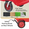 image:imageAngeles Bye Bye Buggy Daycare Stroller 4 Passenger Red  Easy to Fasten 5 Point Safety Harness and Parking Break 360 Pivoting PunctureProof Fat Tires Stroller Toddler4 Passenger Red