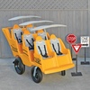 image:imageAngeles Bye Bye Buggy Daycare Stroller 4 Passenger Red  Easy to Fasten 5 Point Safety Harness and Parking Break 360 Pivoting PunctureProof Fat Tires Stroller Toddler6 Passenger Yellow