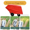 image:imageAngeles Bye Bye Buggy Daycare Stroller 4 Passenger Red  Easy to Fasten 5 Point Safety Harness and Parking Break 360 Pivoting PunctureProof Fat Tires Stroller Toddler6 Passenger Tan