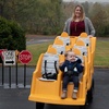 image:imageAngeles Bye Bye Buggy Daycare Stroller 4 Passenger Red  Easy to Fasten 5 Point Safety Harness and Parking Break 360 Pivoting PunctureProof Fat Tires Stroller Toddler6 Passenger Yellow