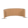 image:imageAngeles Room Divider Acoustic Room Divider Panel Blue 30 X 6  Noise Reducing Wall Divider Freestanding Privacy Screen for Classroom Rollup Storage and Partition Feet IncludedNatural Tan