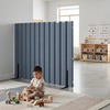 image:imageAngeles Room Divider Acoustic Room Divider Panel Blue 30 X 6  Noise Reducing Wall Divider Freestanding Privacy Screen for Classroom Rollup Storage and Partition Feet IncludedGrey