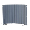image:imageAngeles Room Divider Acoustic Room Divider Panel Blue 30 X 6  Noise Reducing Wall Divider Freestanding Privacy Screen for Classroom Rollup Storage and Partition Feet IncludedGrey