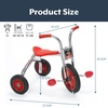 image:imageAngeles SilverRider Kids Tricycle Toddler Tricycle with Solid Airless Rubber Tires Kids Bike for Preschools and Daycare Ages 4 165 Tall Seat3 Yrs and Up