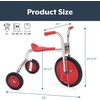 image:imageAngeles SilverRider Kids Tricycle Toddler Tricycle with Solid Airless Rubber Tires Kids Bike for Preschools and Daycare Ages 4 165 Tall Seat4 Yrs and Up