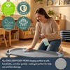 image:imageAngeles Sleeping Cot Daycare Essentials Ocean Blue Standard Set of 4  Fully Assembled Toddler Cot Breatheable SofTex Mesh amp Durable Steel Frame Stackable Cots for Preschools and DaycaresGrey