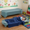 image:imageAngeles Sleeping Cot Daycare Essentials Ocean Blue Standard Set of 4  Fully Assembled Toddler Cot Breatheable SofTex Mesh amp Durable Steel Frame Stackable Cots for Preschools and DaycaresTeal Green