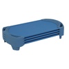 image:imageAngeles Sleeping Cot Daycare Essentials Ocean Blue Standard Set of 4  Fully Assembled Toddler Cot Breatheable SofTex Mesh amp Durable Steel Frame Stackable Cots for Preschools and DaycaresOcean Blue