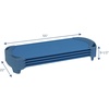 image:imageAngeles Sleeping Cot Daycare Essentials Ocean Blue Standard Set of 4  Fully Assembled Toddler Cot Breatheable SofTex Mesh amp Durable Steel Frame Stackable Cots for Preschools and DaycaresOcean Blue