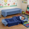 image:imageAngeles Sleeping Cot Daycare Essentials Ocean Blue Standard Set of 4  Fully Assembled Toddler Cot Breatheable SofTex Mesh amp Durable Steel Frame Stackable Cots for Preschools and DaycaresWedgewood Blue