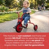 image:imageAngeles Toddler Bike with Airless Rubber Tires 18 mos and up  ClassicRider Toddler Tricycle with 125 Tall Seat amp Spokeless Tires RustResistant Kids Bike for Preschools and Daycare2 Yrs and Up