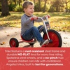 image:imageAngeles Toddler Bike with Airless Rubber Tires SilverRider 4 yrs and up  Big Wheel Toddler Tricycle with 55 Tall Seat amp Spokeless Tires RustResistant Kids Bike for Preschools and DaycareSilverrider  4 Yrs and Up
