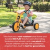 image:imageAngeles Toddler Bike with Airless Rubber Tires SilverRider 4 yrs and up  Big Wheel Toddler Tricycle with 55 Tall Seat amp Spokeless Tires RustResistant Kids Bike for Preschools and DaycareYellowblack