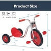 image:imageAngeles Toddler Bike with Airless Rubber Tires SilverRider 4 yrs and up  Big Wheel Toddler Tricycle with 55 Tall Seat amp Spokeless Tires RustResistant Kids Bike for Preschools and DaycareSilverrider  4 Yrs and Up