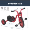 image:imageAngeles Toddler Bike with Airless Rubber Tires SilverRider 4 yrs and up  Big Wheel Toddler Tricycle with 55 Tall Seat amp Spokeless Tires RustResistant Kids Bike for Preschools and DaycareClassicrider  2 Yrs and Up