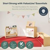 image:imageAngeles Value Line Big Book Display 25 L x 30 H Kids Storage Organizer Kids Bookshelf for Classroom Playroom Nursery Montessori School Natural