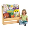 image:imageAngeles Value Line Book Display 29 L x 30 H Kids Storage Organizer Kids Bookshelf for Classroom Playroom Nursery Montessori School Natural