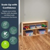 image:imageAngeles Value Line Preschool 2Shelf Storage 48 L x 27 H Kids Storage Organizer Kids Bookshelf for Classroom Playroom Nursery Montessori School Natural