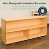 image:imageAngeles Value Line Toddler 2Shelf Storage 48L x 23H Kids Storage Organizer Kids Bookshelf for Classroom Playroom Nursery Montessori School Natural23 Tall Shelf