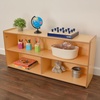 image:imageAngeles Value Line Toddler 2Shelf Storage 48L x 23H Kids Storage Organizer Kids Bookshelf for Classroom Playroom Nursery Montessori School Natural23 Tall Shelf