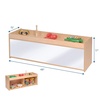 image:imageAngeles Value Line Toddler Storage with Mirror Back 48 L x 17 H Kids Storage Organizer Playroom Essentials for Classroom Nursery Montessori School Natural