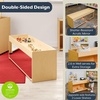 image:imageAngeles Value Line Toddler Storage with Mirror Back 48 L x 17 H Kids Storage Organizer Playroom Essentials for Classroom Nursery Montessori School Natural