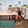 image:imageAngeles Value Stack 11 Child Chair Shamrock Green 4 Pack Stackable Ergonomic Seating Solution for Classrooms and HomeschoolsCandy Apple Red