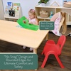 image:imageAngeles Value Stack 11 Child Chair Shamrock Green 4 Pack Stackable Ergonomic Seating Solution for Classrooms and HomeschoolsCandy Apple Red