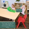 image:imageAngeles Value Stack 11 Child Chair Shamrock Green 4 Pack Stackable Ergonomic Seating Solution for Classrooms and HomeschoolsCandy Apple Red