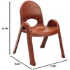 image:imageAngeles Value Stack 11 Child Chair Shamrock Green 4 Pack Stackable Ergonomic Seating Solution for Classrooms and HomeschoolsCocoa