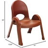 image:imageAngeles Value Stack 11 Child Chair Shamrock Green 4 Pack Stackable Ergonomic Seating Solution for Classrooms and HomeschoolsCocoa